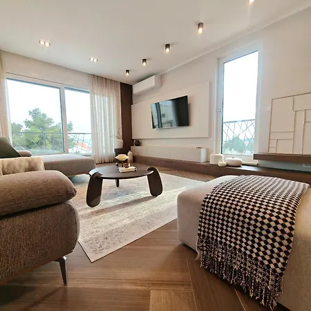 Mare Vista Rooftop Penthouse Sea View & Private Jacuzzi Apartment Trogir